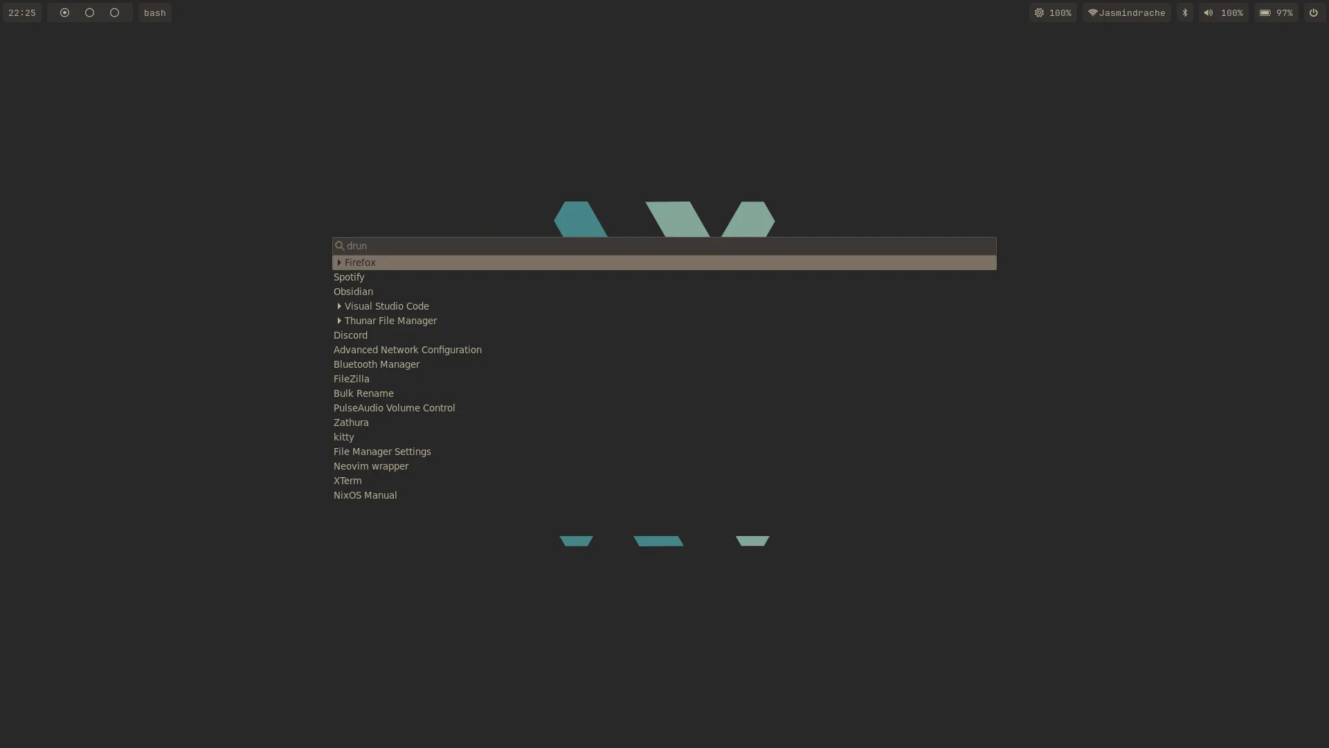 Screenshot of Nixos
